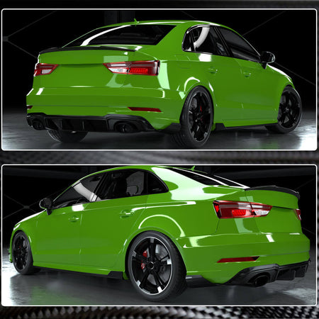 Audi RS3 8V.5 Sedan Facelift 2017-2019 Rear Bumper Diffuser Carbon Fiber-Ahacarbon