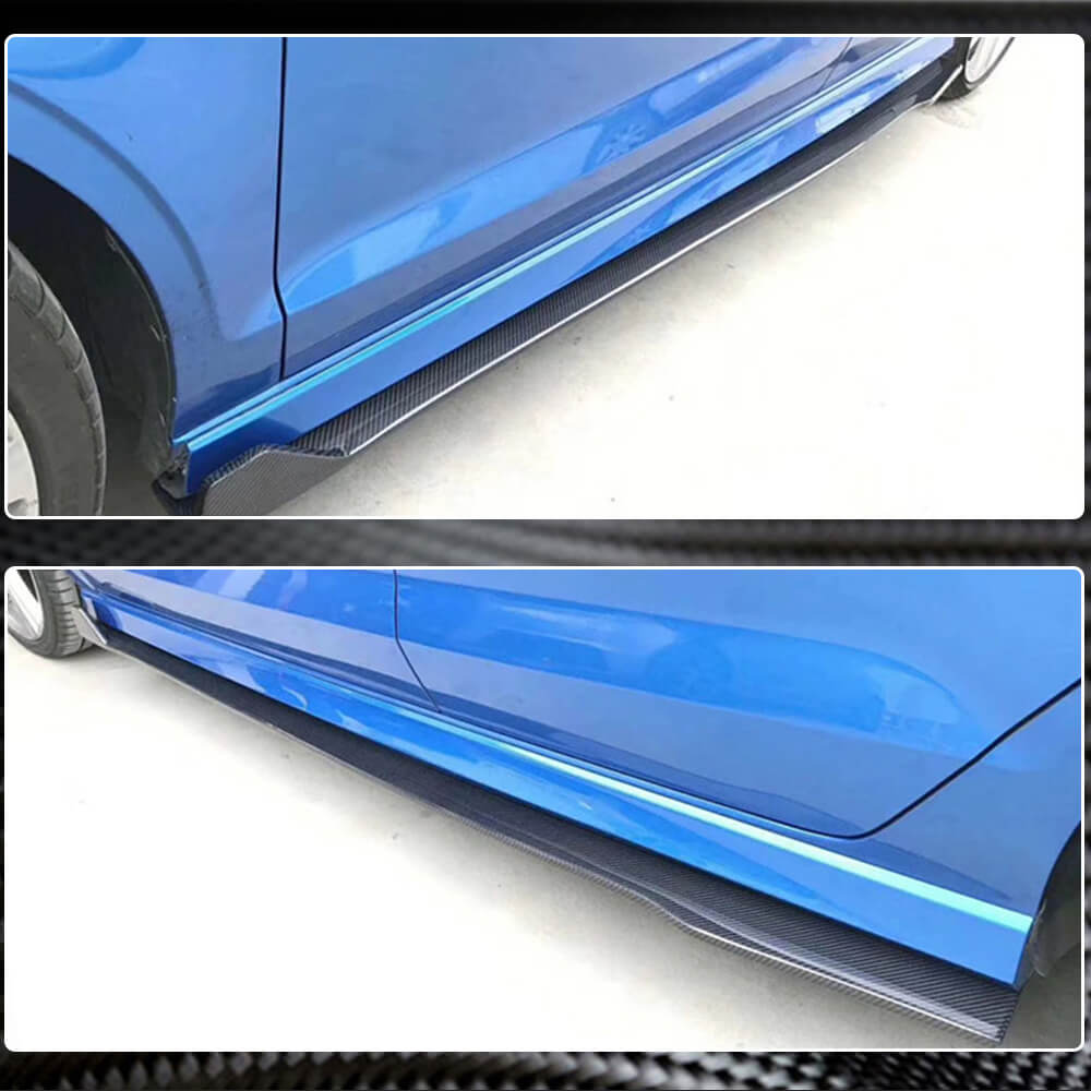 Audi RS3 8V.5 Sedan 2017-2019 Side Skirts Carbon Fiber-Ahacarbon