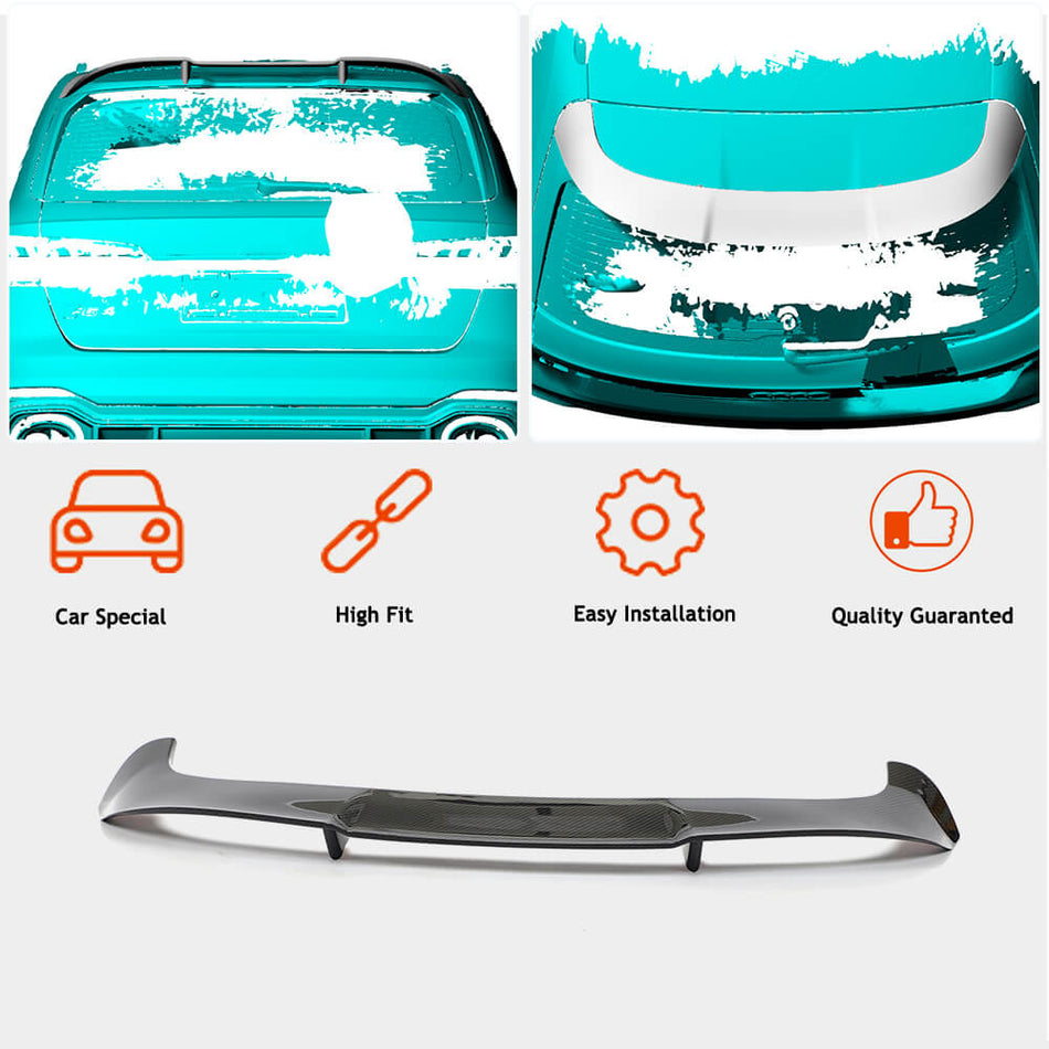 Audi RS4 B9 Typ 8W Avant 2020UP Rear Roof Spoiler Dry Carbon Fiber-Ahacarbon