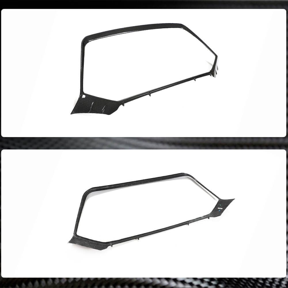 Audi RS6 C8 Avant 2019-2022 Front Grille Dry Carbon Fiber-Ahacarbon