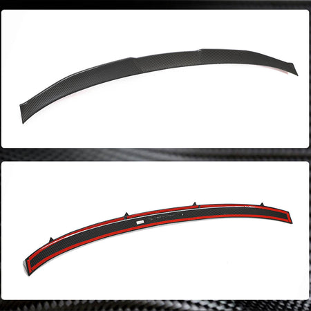 Audi RS6 C8 Avant 2019-2022 Rear Trunk Spoiler Dry Carbon Fiber-Ahacarbon