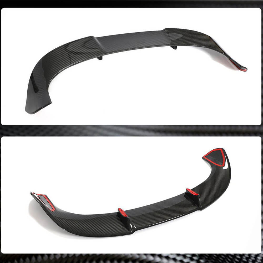Audi RS6 C8 Avant 2019-2022 Rear Roof Spoiler Dry Carbon Fiber-Ahacarbon