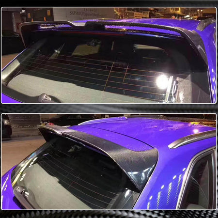 Audi S3 A3 Sline 8V 8V.5 Hatchback 2014-2020 Rear Trunk Spoiler Carbon Fiber-Ahacarbon