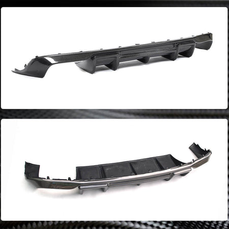 Audi S3 A3 Sline 8V Sedan Pre-facelift 2014-2016 Rear Bumper Diffuser Carbon Fiber-Ahacarbon