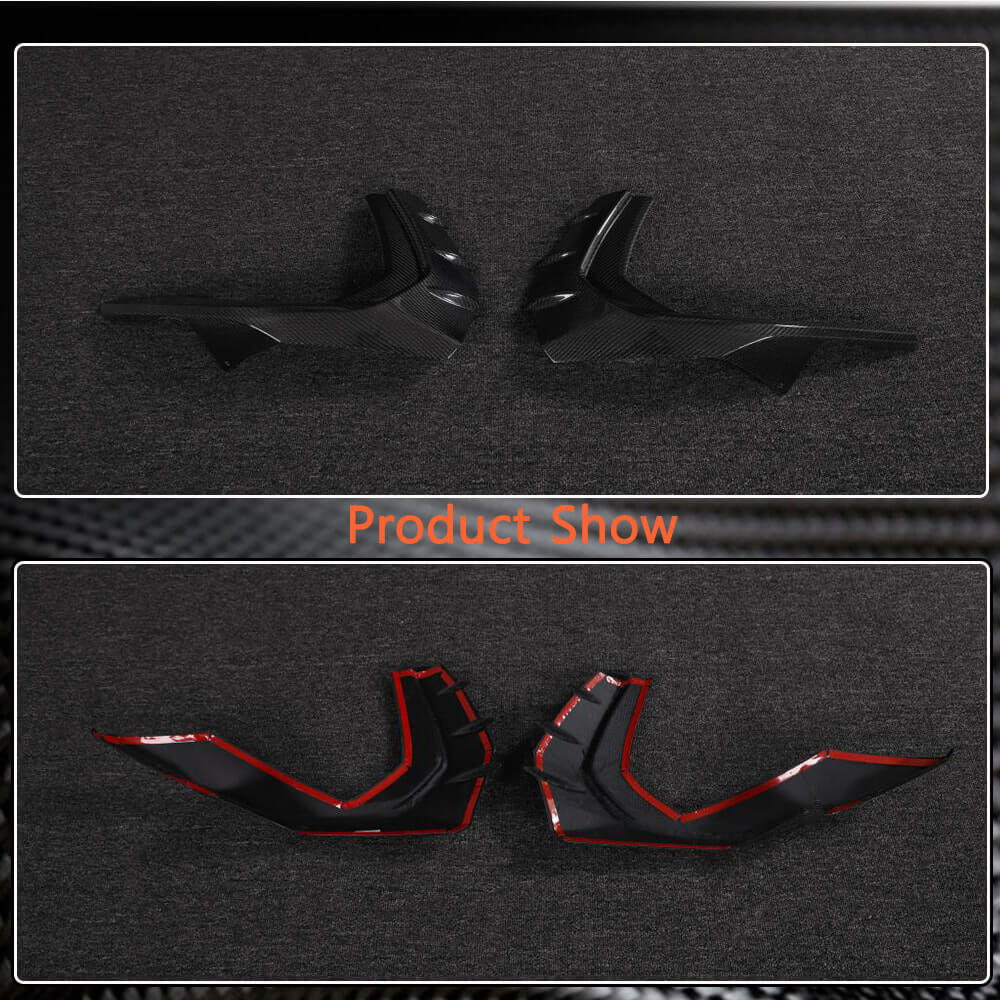 Audi S3 RS3 8Y A3 Sline 2021-2023 Front Bumper Vents Carbon Fiber-Ahacarbon