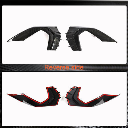 Audi S3 RS3 8Y A3 Sline 2021-2023 Front Bumper Vents Carbon Fiber-Ahacarbon