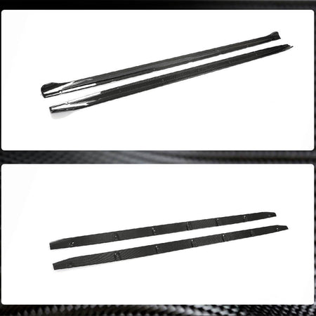 Audi S3 8Y Sedan 2021+ Side Skirts Carbon Fiber-Ahacarbon