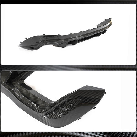 Audi S4 A4 B10 Sline Sedan 2021UP Rear Bumper Diffuser Dry Carbon Fiber-Ahacarbon
