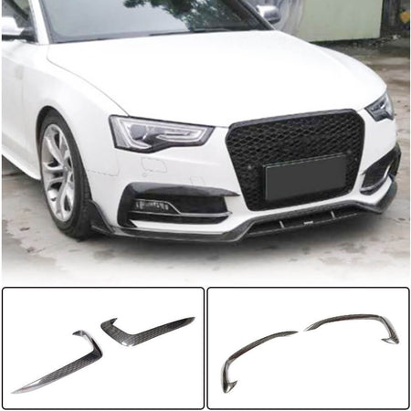 Audi S5 A5 Sline B8.5 Facelift 2012-2016 Front Bumper Vents Carbon Fiber/FRP-Ahacarbon