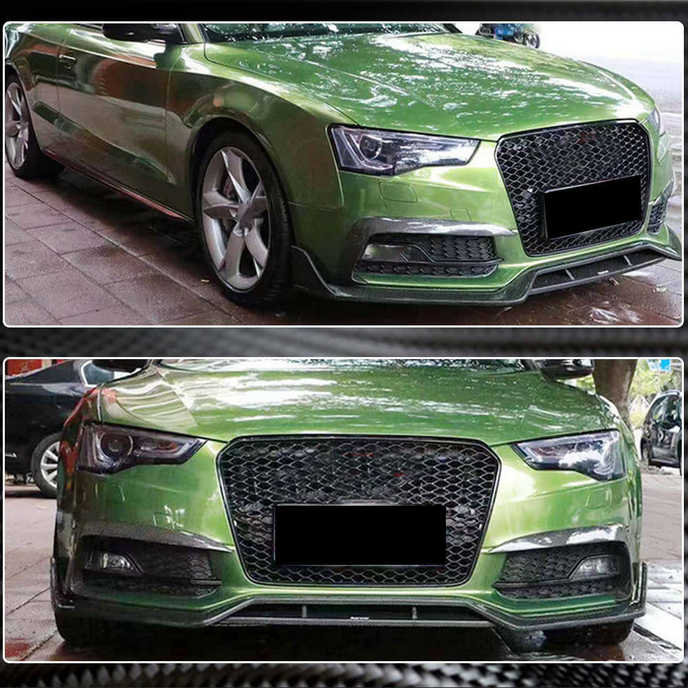 Audi S5 A5 Sline B8.5 Facelift 2012-2016 Front Bumper Vents Carbon Fiber/FRP-Ahacarbon