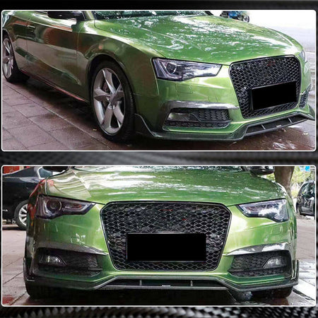Audi S5 A5 Sline B8.5 Facelift 2012-2016 Front Bumper Vents Carbon Fiber/FRP-Ahacarbon