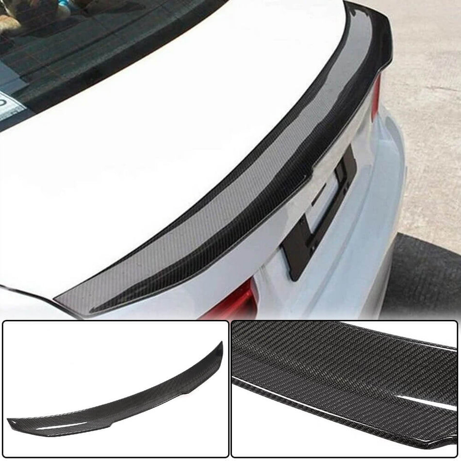Audi A5 B9 S5 4-Door 2017-2024 Carbon Fiber Rear Trunk Spoiler-Ahacarbon