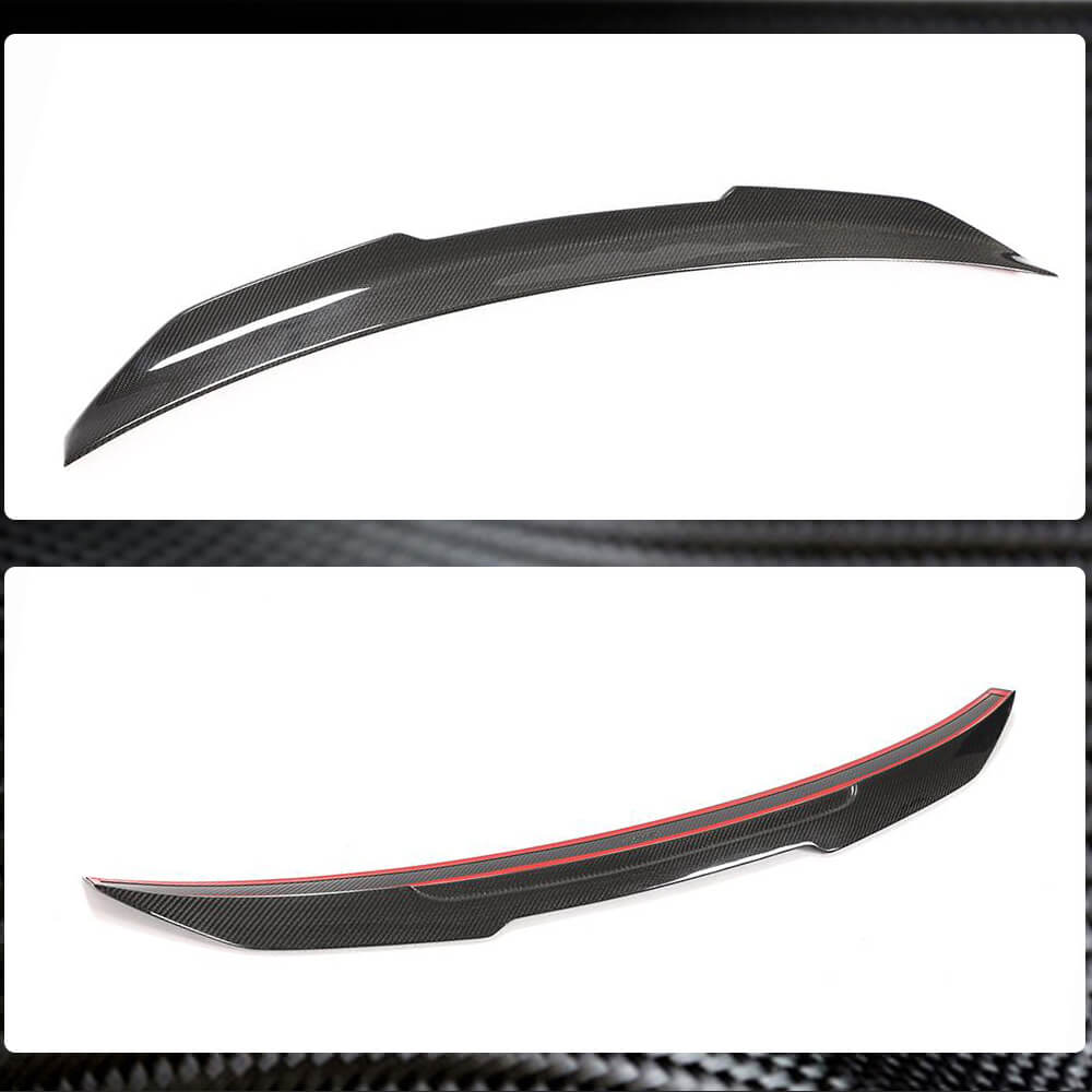 Audi A5 B9 S5 4-Door 2017-2024 Carbon Fiber Rear Trunk Spoiler-Ahacarbon
