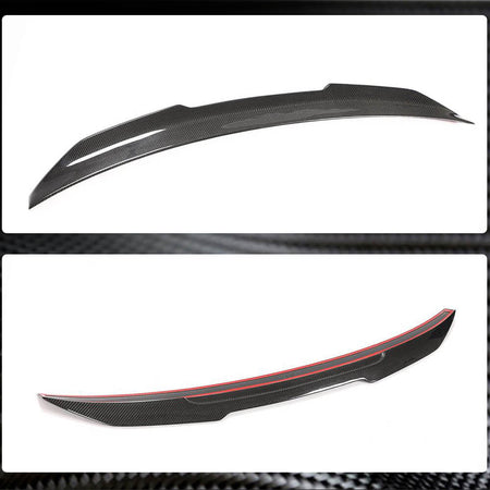 Audi A5 B9 S5 4-Door 2017-2024 Carbon Fiber Rear Trunk Spoiler-Ahacarbon