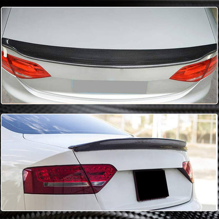 Audi S5 2-Door Coupe 2008-2016 Rear Trunk Spoiler Carbon Fiber-Ahacarbon