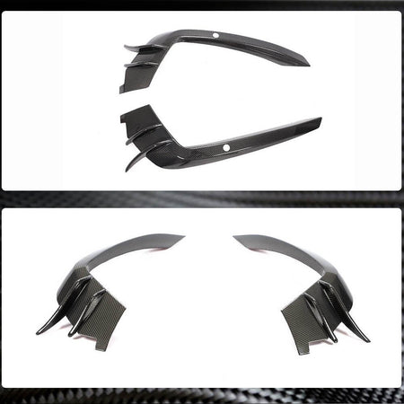 Audi S6 A6 Sline C7.5 Facelift 2016-2019 Fog Light Covers Carbon Fiber-Ahacarbon