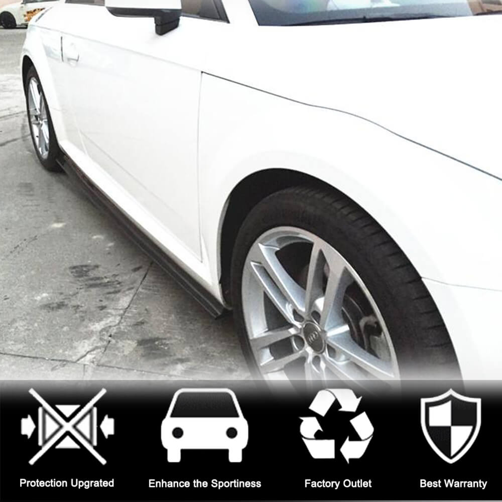 Audi TT MK3 8S Base 2015-2019 Side Skirts Carbon Fiber-Ahacarbon