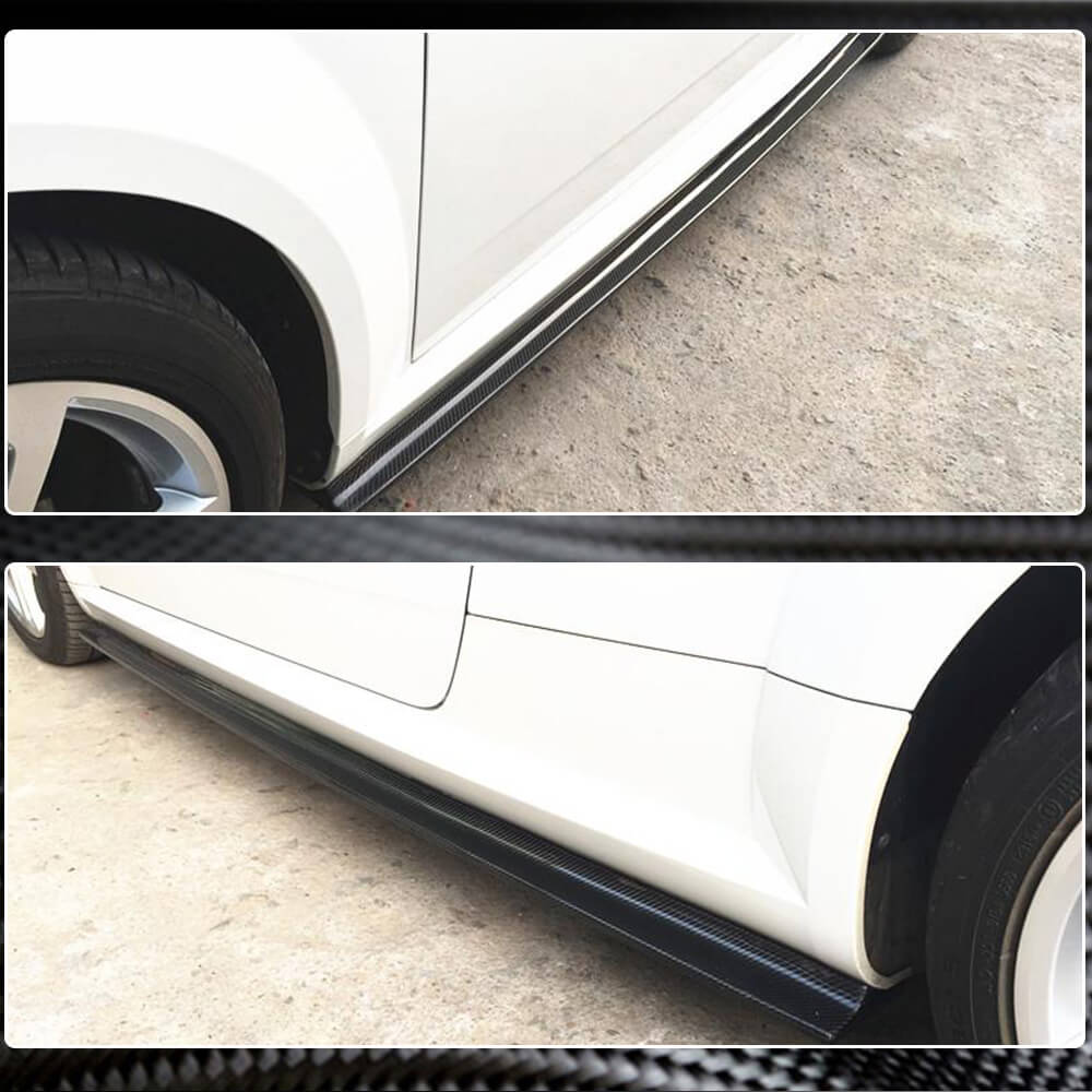 Audi TT MK3 8S Base 2015-2019 Side Skirts Carbon Fiber-Ahacarbon