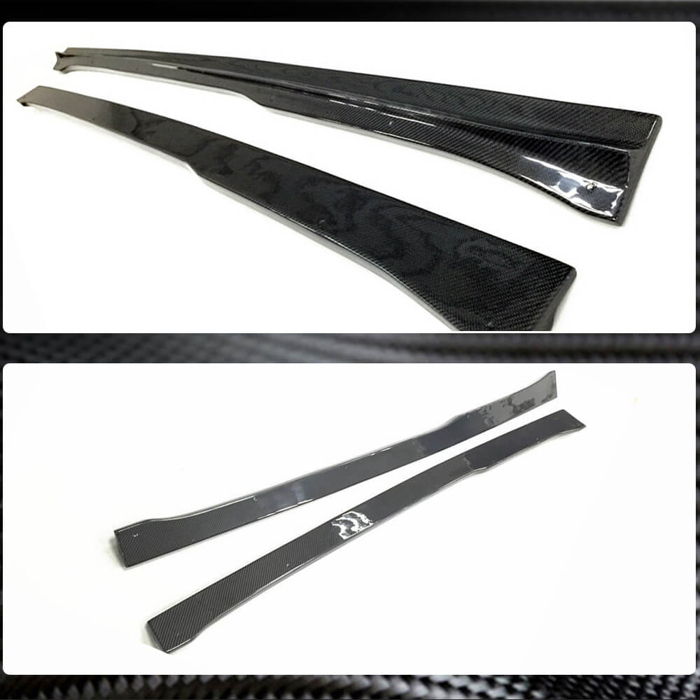 Audi TT MK3 8S Base 2015-2019 Side Skirts Carbon Fiber-Ahacarbon