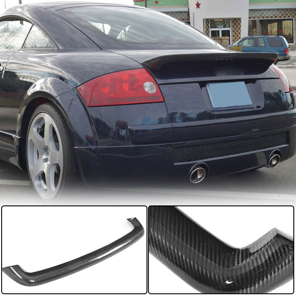 Audi TT (Quattro) MK1 Type 8N 1998-2006 Rear Trunk Spoiler Carbon Fiber/FRP-Ahacarbon