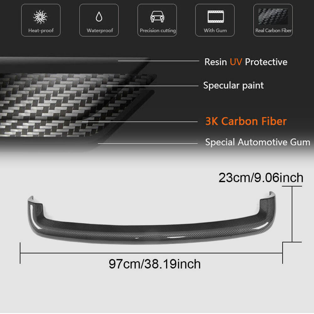 Audi TT (Quattro) MK1 Type 8N 1998-2006 Rear Trunk Spoiler Carbon Fiber/FRP-Ahacarbon