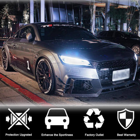 Audi TT RS MK3 2016-2019 Front Bumper Vents Carbon Fiber-Ahacarbon
