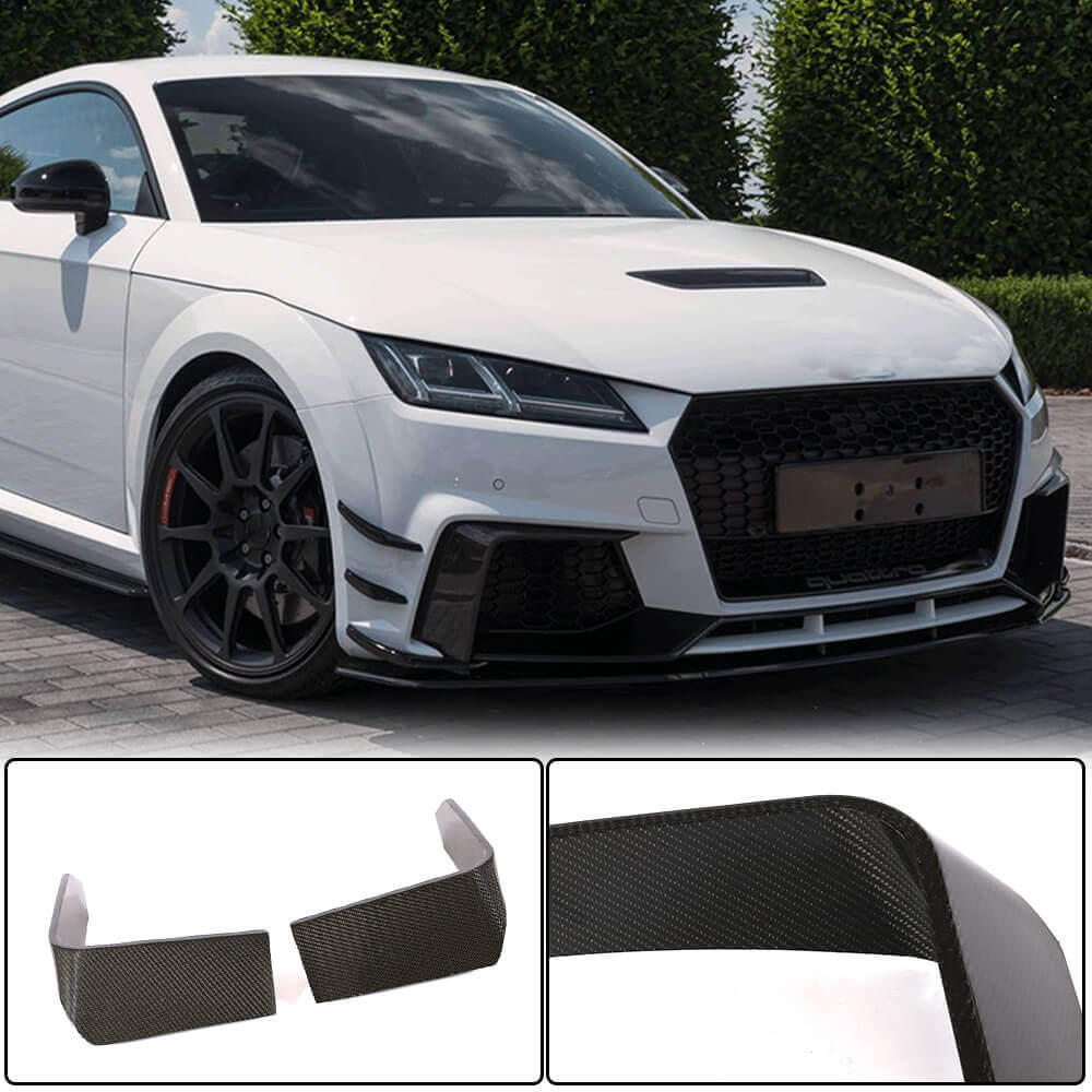 Audi TT RS MK3 8S 2016-2019 Fog Light Cover Carbon Fiber/FRP-Ahacarbon