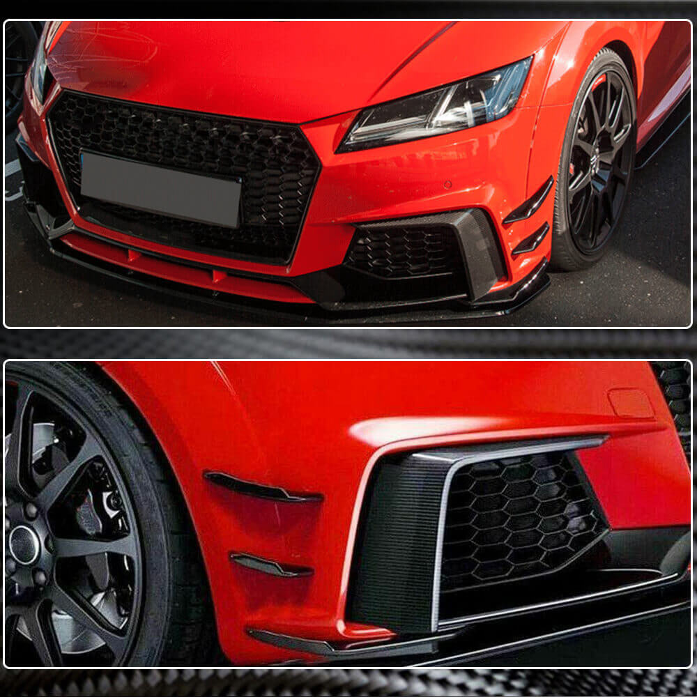 Audi TT RS MK3 8S 2016-2019 Fog Light Cover Carbon Fiber/FRP-Ahacarbon