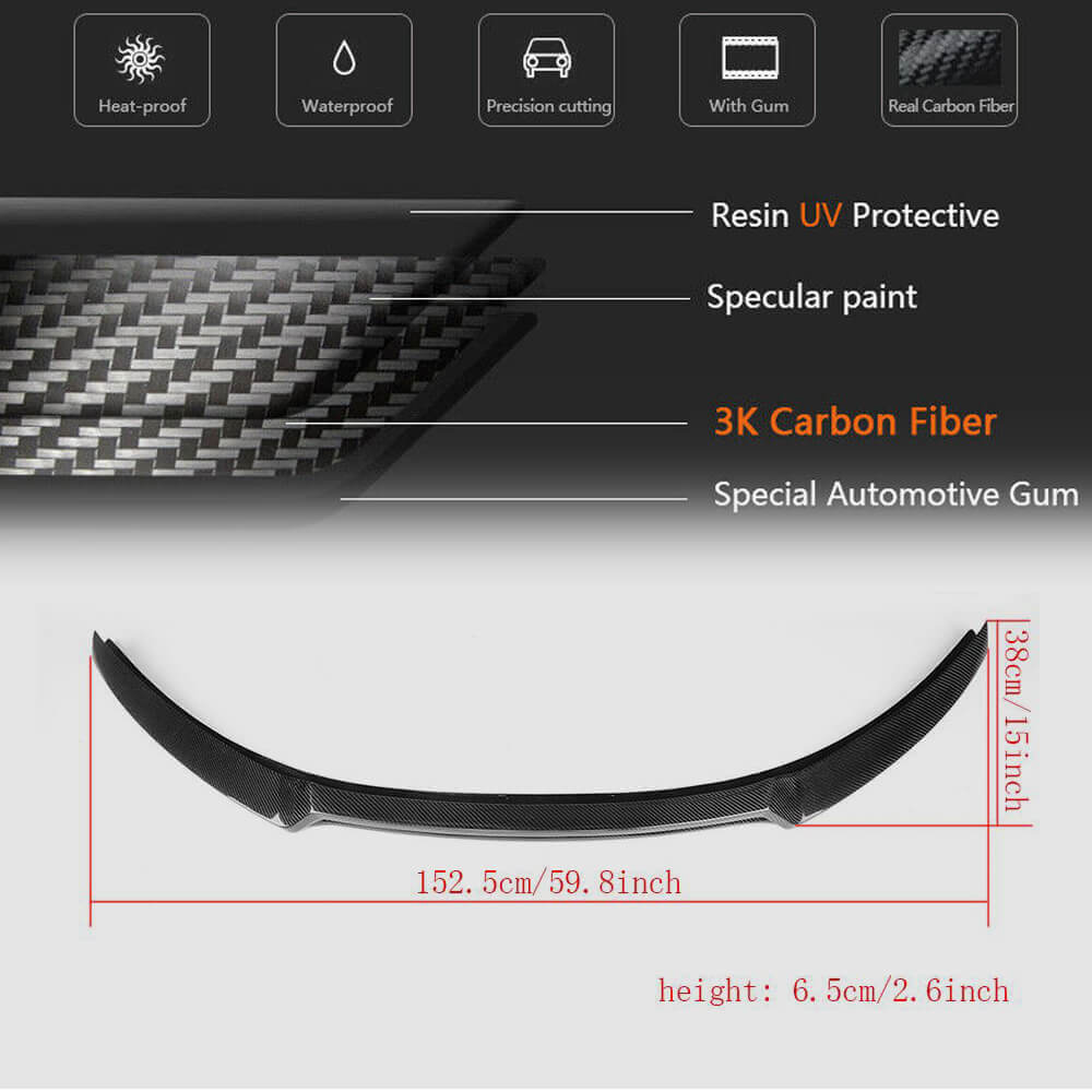 Audi TTS 08-14 TT 13-14 MK2 8J Pre-facelift Front Bumper Lip Carbon Fiber-Ahacarbon
