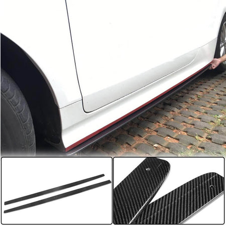 Audi TTS TT MK2 8J Side Skirts Carbon Fiber-Ahacarbon