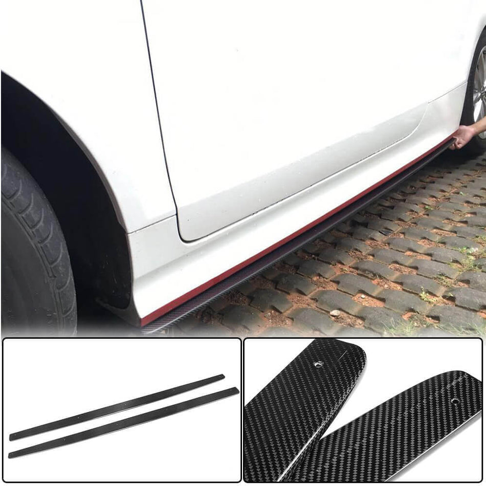 Audi TTS TT MK2 8J Side Skirts Carbon Fiber-Ahacarbon