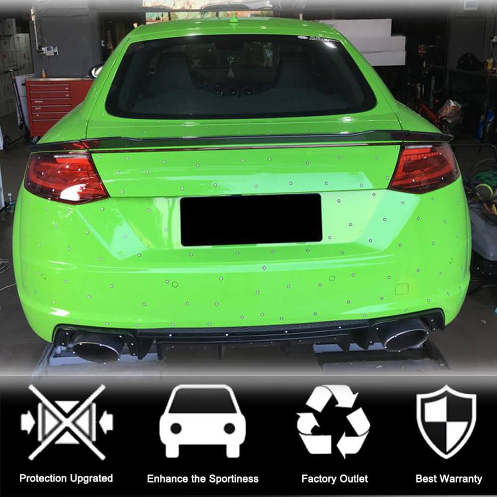 Audi TT TTS MK3 8S 2015-2019 Rear Trunk Spoiler Carbon Fiber-Ahacarbon