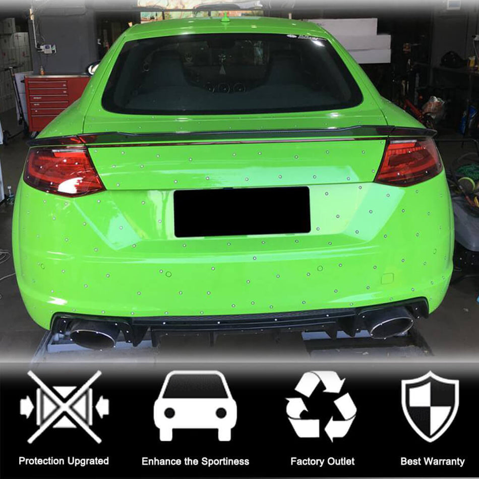 Audi TT TTS MK3 8S 2015-2019 Rear Trunk Spoiler Carbon Fiber-Ahacarbon