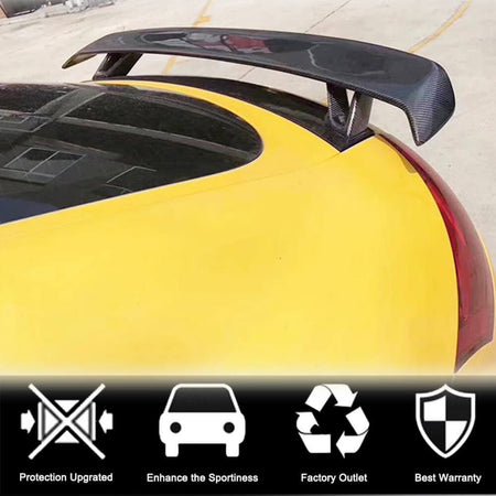 Audi TT TTS Sline MK2 8J Pre-facelift 2008-2014 Rear Trunk Spoiler Carbon Fiber-Ahacarbon