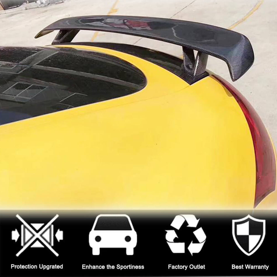 Audi TT TTS Sline MK2 8J Pre-facelift 2008-2014 Rear Trunk Spoiler Carbon Fiber-Ahacarbon