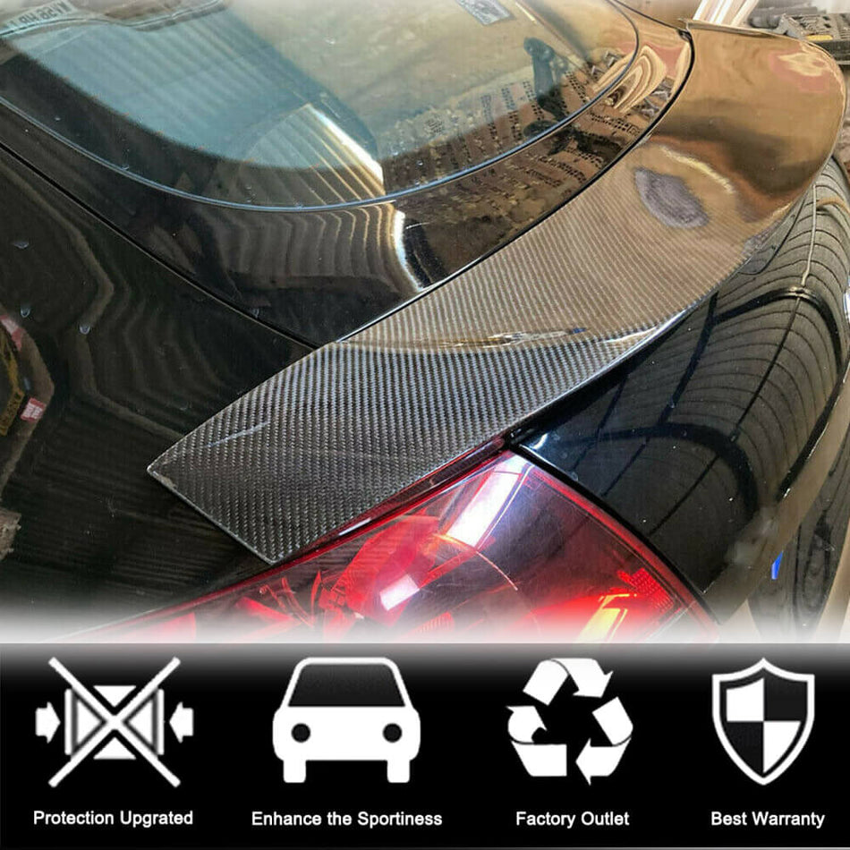Audi TT TTS Sline MK2 8J Pre-facelift 2008-2014 Rear Trunk Spoiler Carbon Fiber/FRP-Ahacarbon