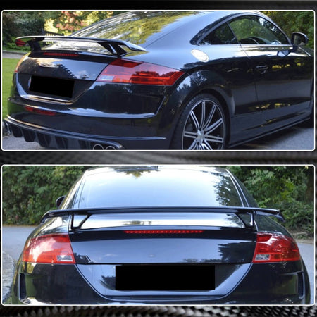 Audi TT TTS Sline MK2 8J Pre-facelift 2008-2014 Rear Trunk Spoiler Carbon Fiber-Ahacarbon