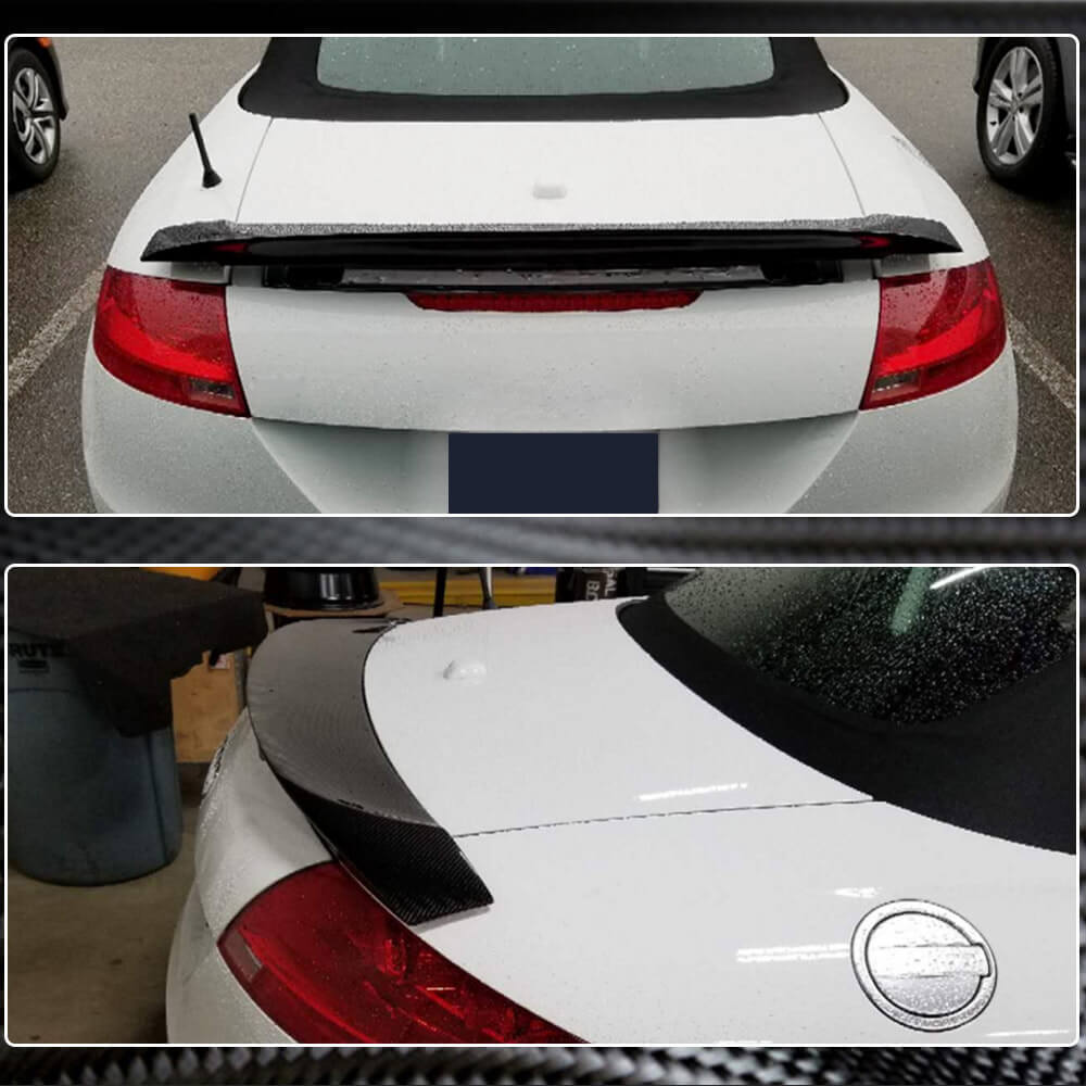 Audi TT TTS Sline MK2 8J Pre-facelift 2008-2014 Rear Trunk Spoiler Carbon Fiber/FRP-Ahacarbon