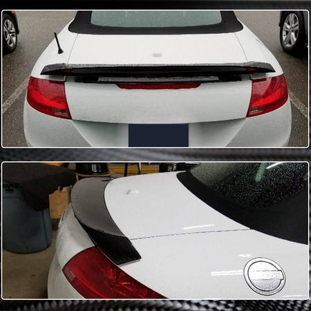 Audi TT TTS Sline MK2 8J Pre-facelift 2008-2014 Rear Trunk Spoiler Carbon Fiber/FRP-Ahacarbon