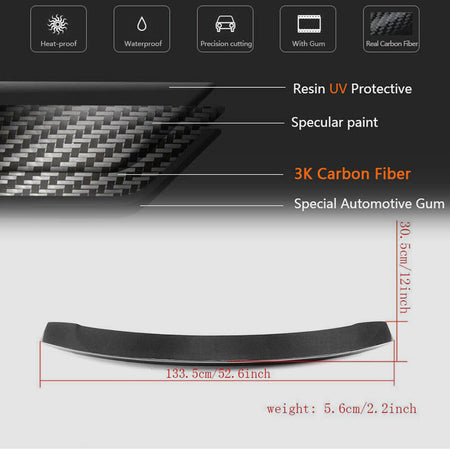 Audi TT TTS Sline MK2 8J Pre-facelift 2008-2014 Rear Trunk Spoiler Carbon Fiber/FRP-Ahacarbon