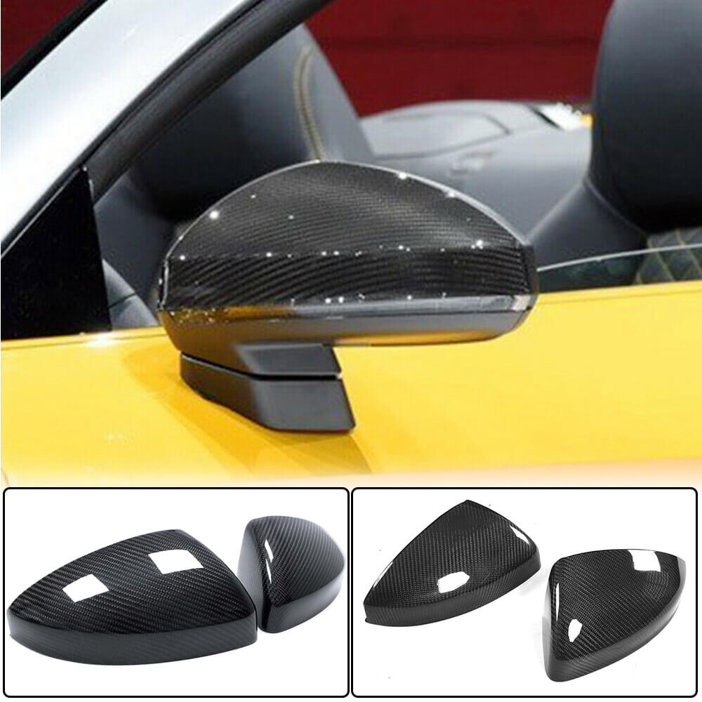 Audi TT TTS Sline TTRS MK3 8S R8 V10 Mirror Covers Replacement Carbon Fiber-Ahacarbon