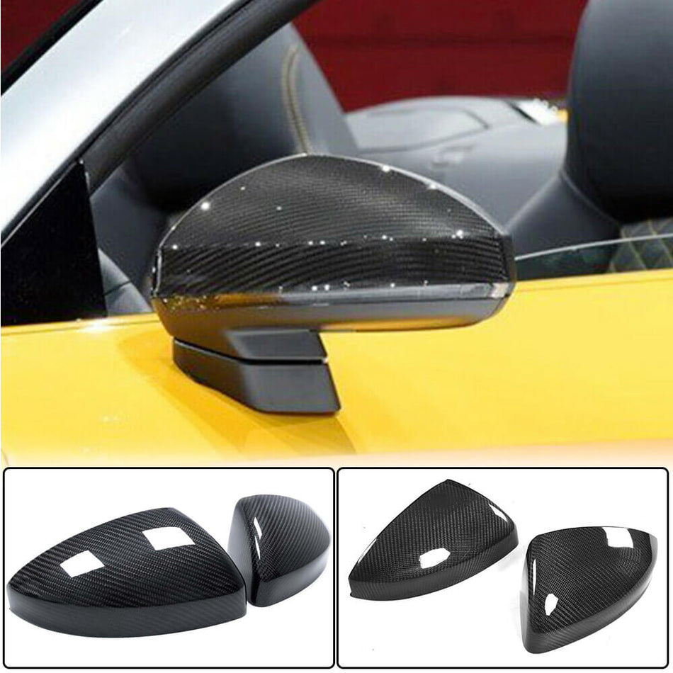 Audi TT TTS Sline TTRS MK3 8S R8 V10 Mirror Covers Replacement Carbon Fiber-Ahacarbon