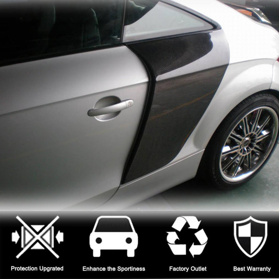 Audi TT TTS TTRS MK2 8J Pre-facelift 2008-2014 Door Quarter Panel Covers Carbon Fiber-Ahacarbon