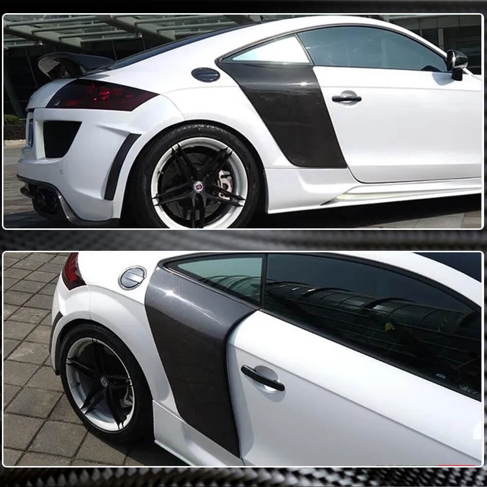 Audi TT TTS TTRS MK2 8J Pre-facelift 2008-2014 Door Quarter Panel Covers Carbon Fiber-Ahacarbon