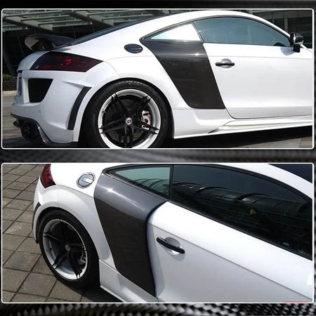 Audi TT TTS TTRS MK2 8J Pre-facelift 2008-2014 Door Quarter Panel Covers Carbon Fiber-Ahacarbon