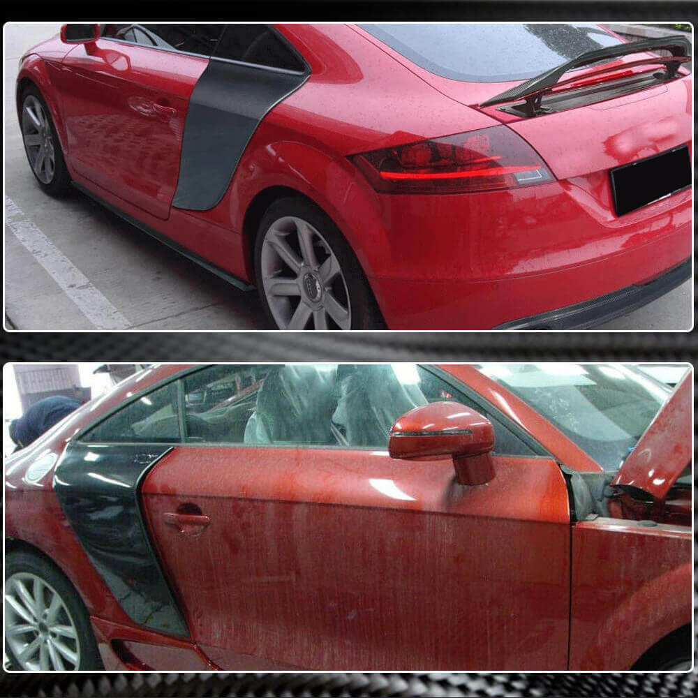 Audi TT TTS TTRS MK2 8J Pre-facelift 2008-2014 Door Quarter Panel Covers Carbon Fiber-Ahacarbon