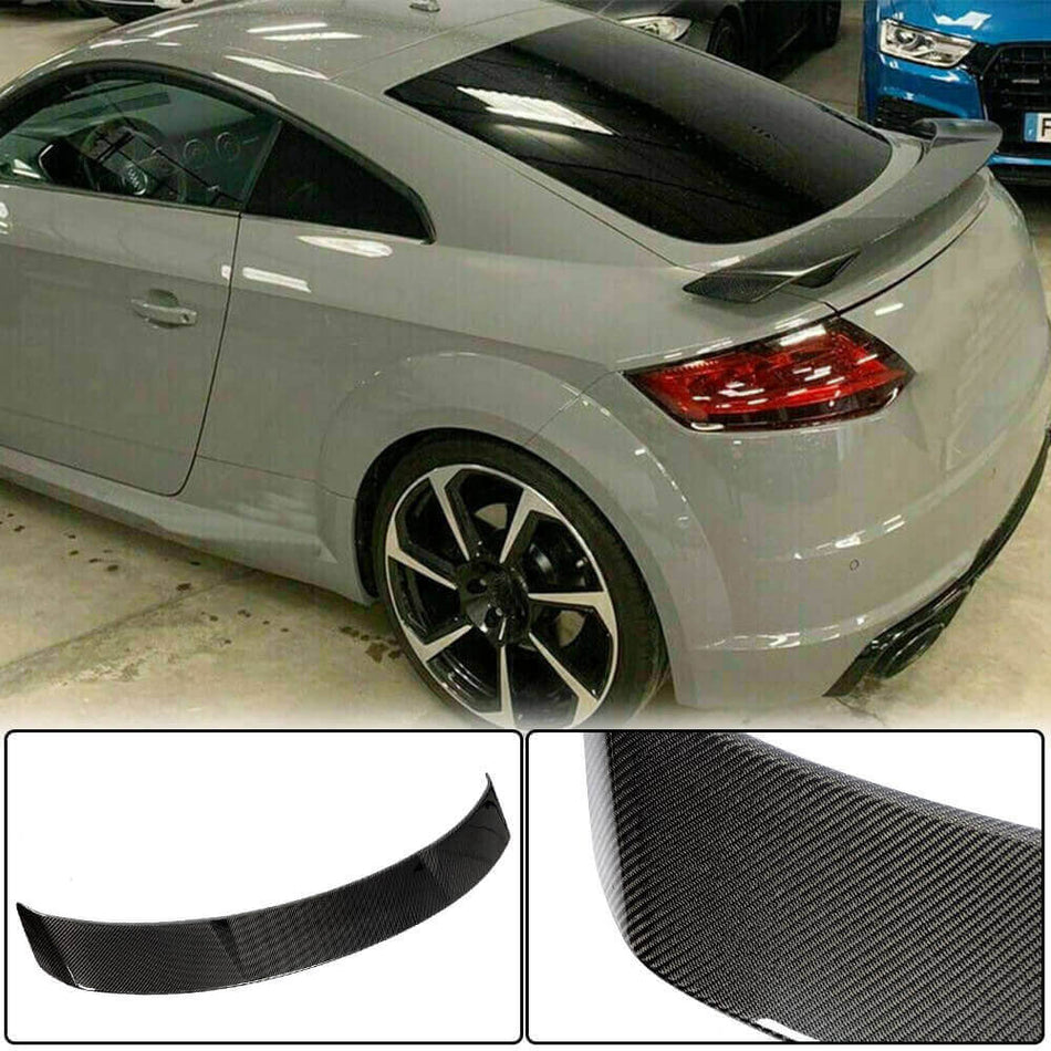 Audi TT TTS TTRS MK3 8S Coupe 2015-2021 Rear Trunk Spoiler Carbon Fiber-Ahacarbon