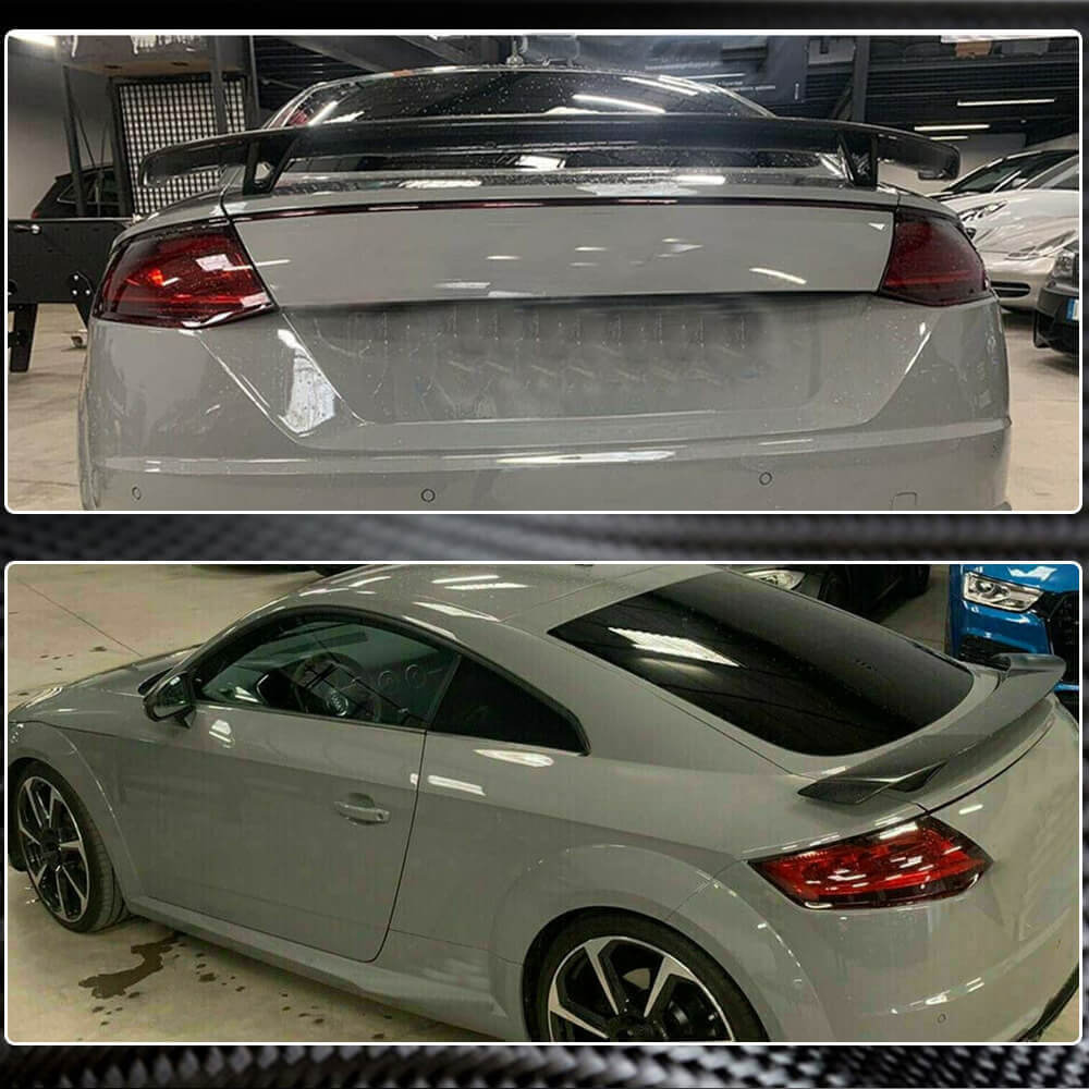 Audi TT TTS TTRS MK3 8S Coupe 2015-2021 Rear Trunk Spoiler Carbon Fiber-Ahacarbon