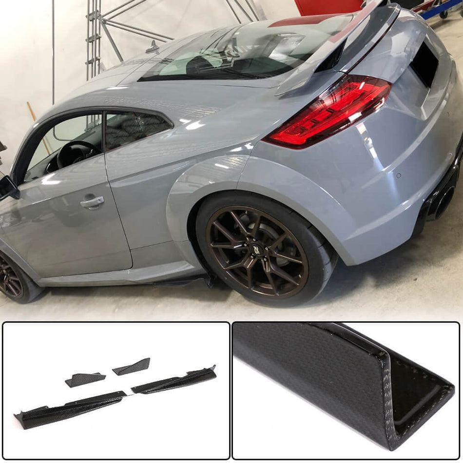 Audi TT TTS Sline TTRS MK3 8S 2015-2019 Side Skirts Carbon Fiber-Ahacarbon