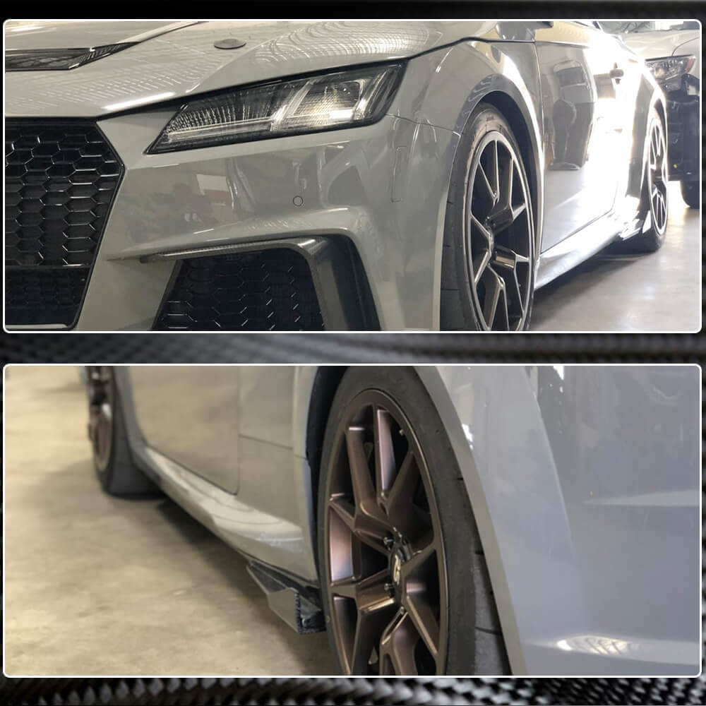 Audi TT TTS Sline TTRS MK3 8S 2015-2019 Side Skirts Carbon Fiber-Ahacarbon